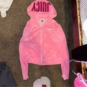 Juicy Couture Pink Velour Jacket